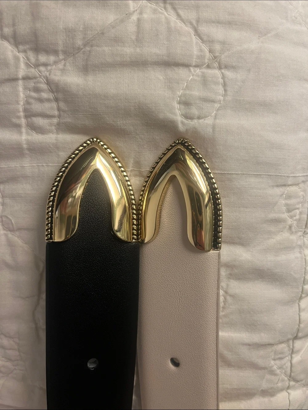Western Style Belt - Black and White - new with bag - 38.5”